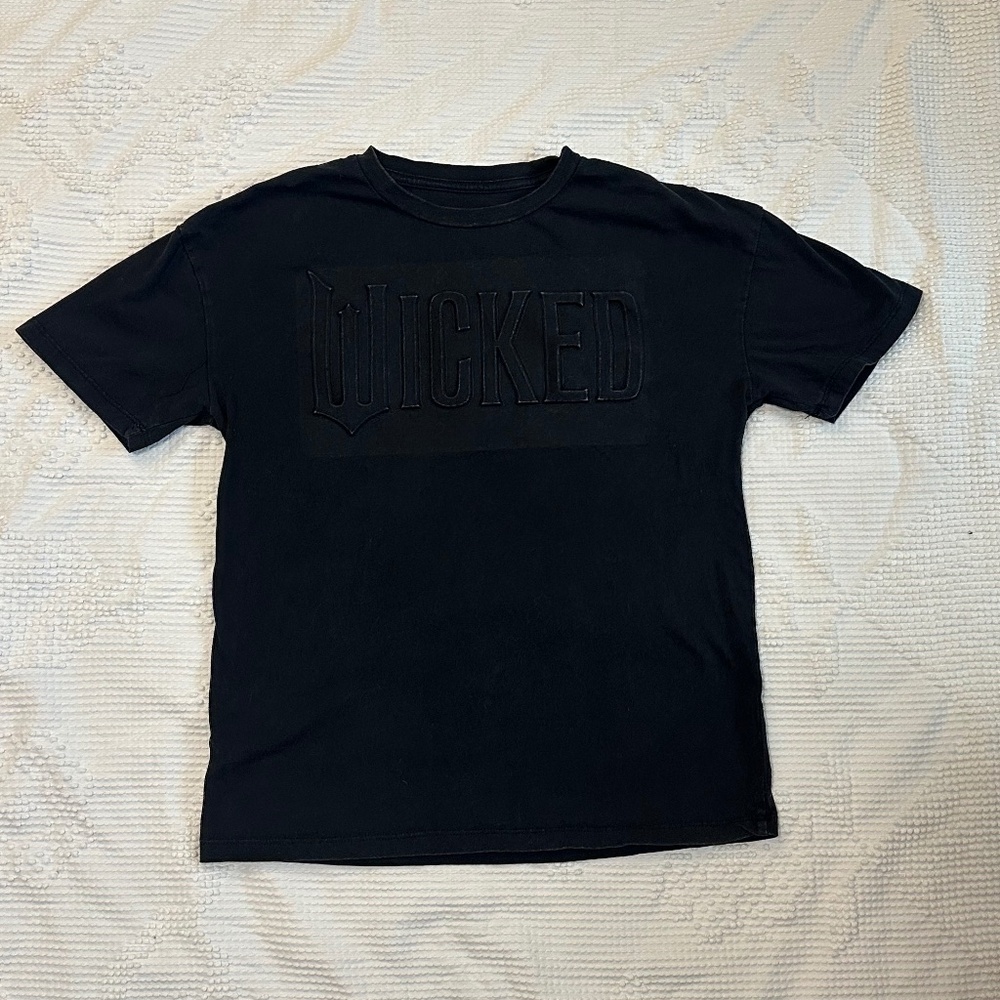 Wicked Black Embossed Logo Tee - Paul Tazewell Collection Size Large